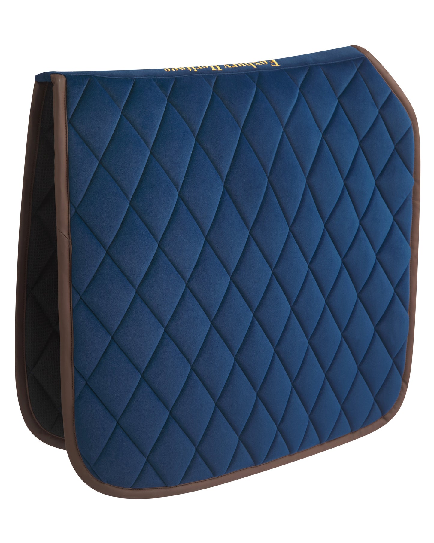 Foxbury Heritage Cream Tweed Suede Saddle Pad Product Detail Side View Back
