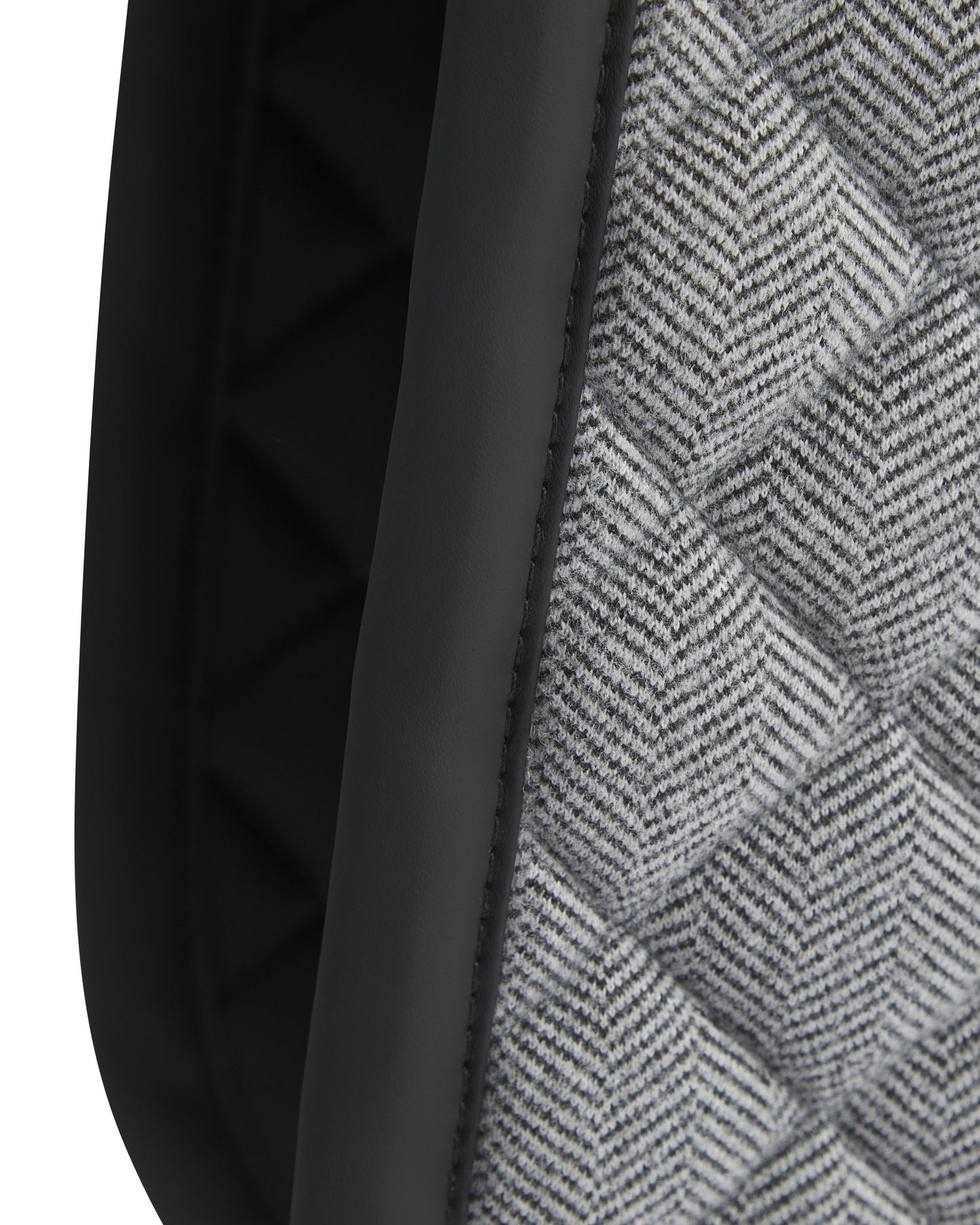 Foxbury Heritage Black Tweed Suede Saddle Pad Heritage Pattern