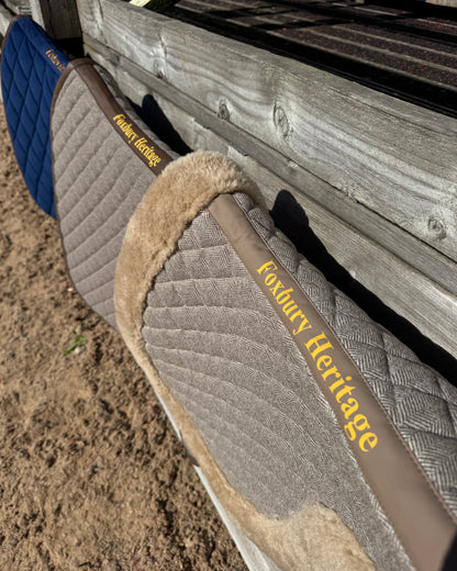 Foxbury Heritage Saddle Pads Logo Detail