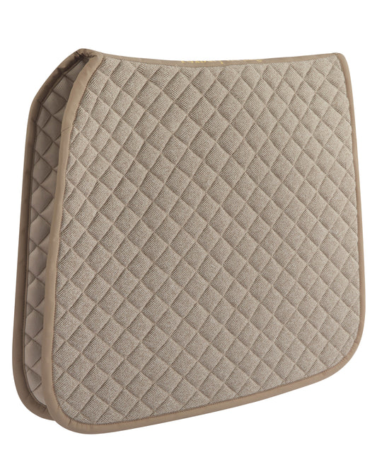 Foxbury Heritage Cream Tweed Suede Saddle Pad Product Detail Side View