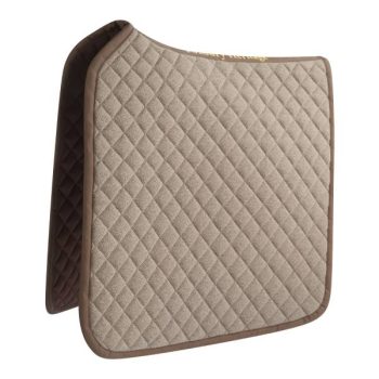 Chocolate Tweed Saddle Pad with Suede Trim
